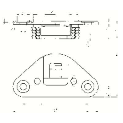 Série 35 - Kování na posuv. dveře Unipos - horní díl