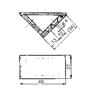 Série 63 - Spojovací element rohový