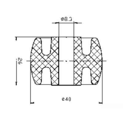 Série 32 - Otočné kolečko ø 40